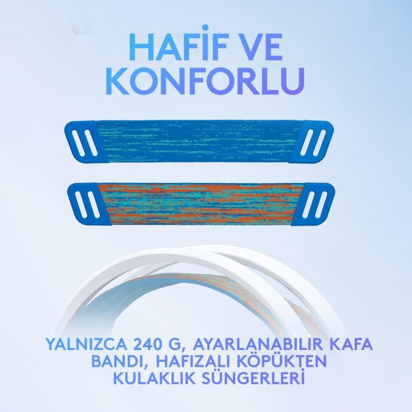 Logitech G335 Kablolu Kulak Üstü Oyuncu Kulaklığı Beyaz 981-001018 - 2