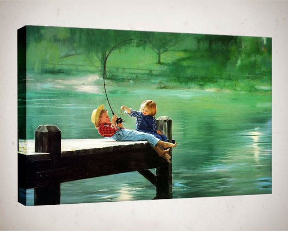 Kanvas Tablo - 60x90 cm   - Yağlıboya Çocuk Tabloları - YC03