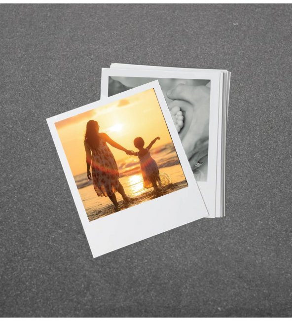 16 Adet Polaroid Fotoğraf Baskısı - Pola Kart 10x13 Cm