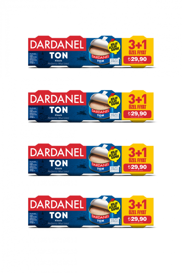 Dardanel Ton Balık 4 X 75 Gr 4'lü Paket