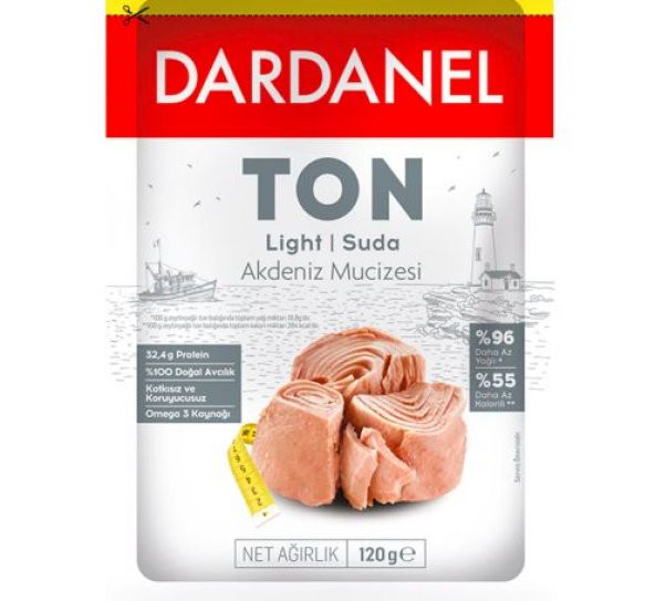 Dardanel Light Ton Balığı Poşet 12 x 80 G