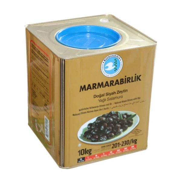 Marmarabirlik Mega 201-230 KB XL Siyah Zeytin Teneke 10 KG - 2