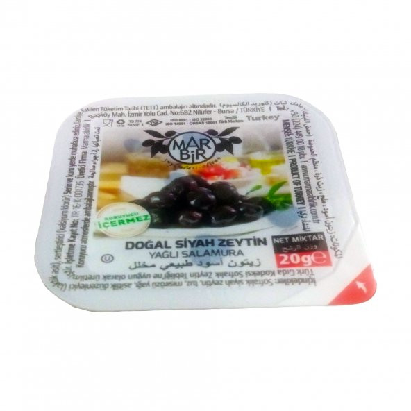 Marmarabirlik Kahvaltılık Piknik Siyah Zeytin 96 x 20 G - 2