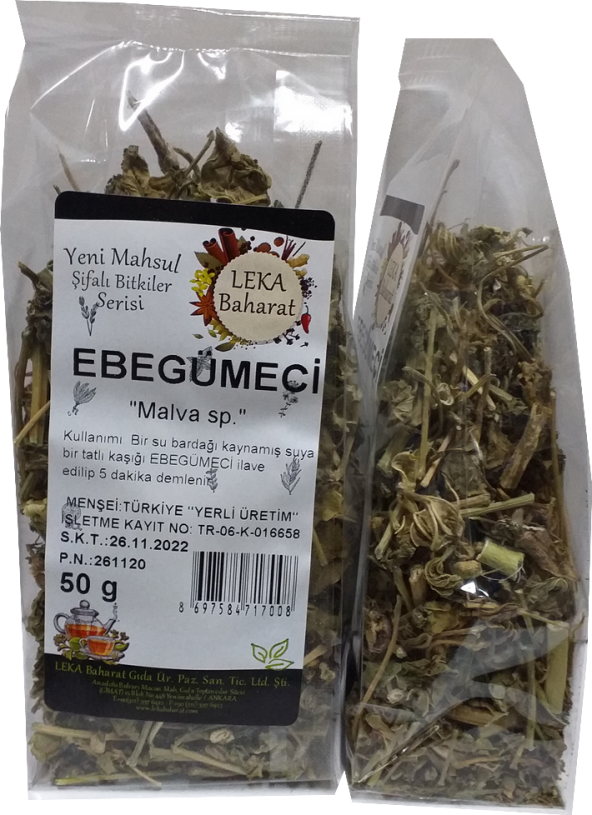 Leka Baharat Ebegümeci Yaprağı 50 G