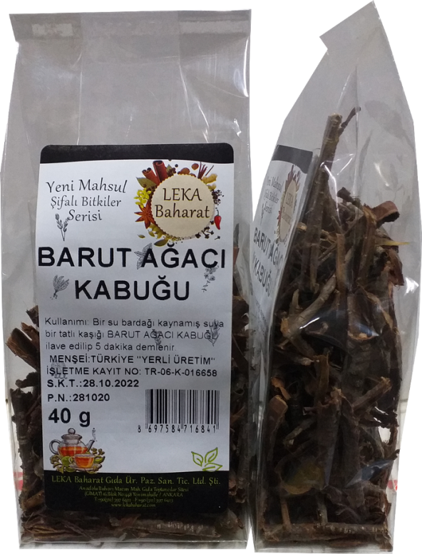 Leka Baharat Barut Ağacı Kabuğu 40 G