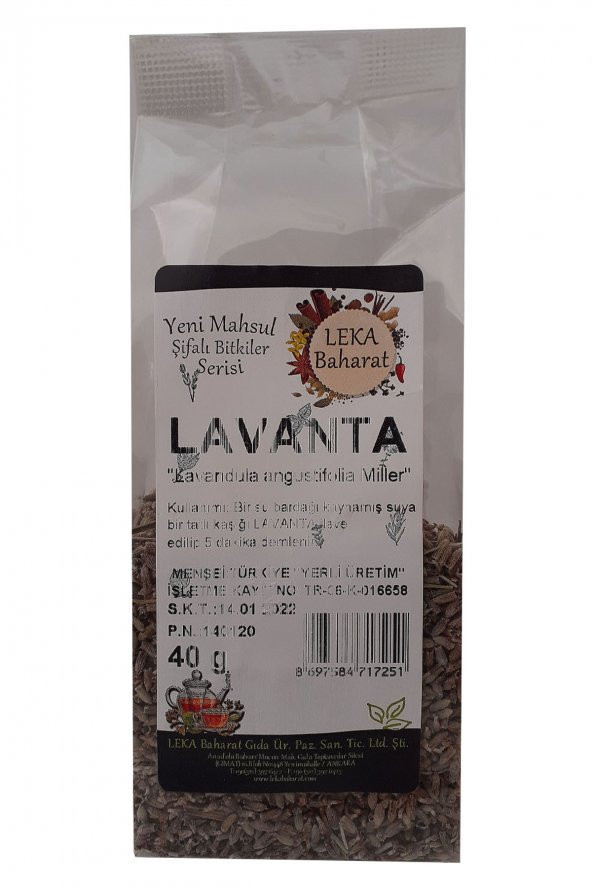 Leka Baharat Lavanta 40 G