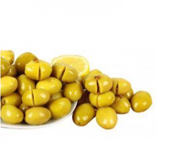 Akhisar Yeşil Zeytin Kırma Net 900 gr Pet Kavanoz - 1