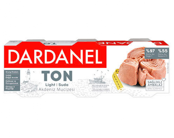 Dardanel Light Ton Balığı 6 x 75 Gr