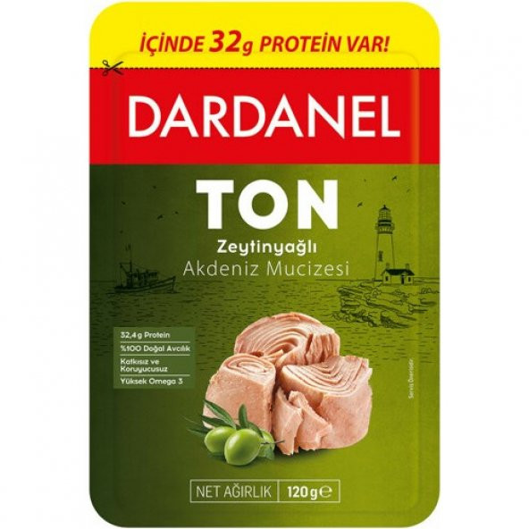 Dardanel Zeytinyağlı Ton Balığı Poşet 80 G