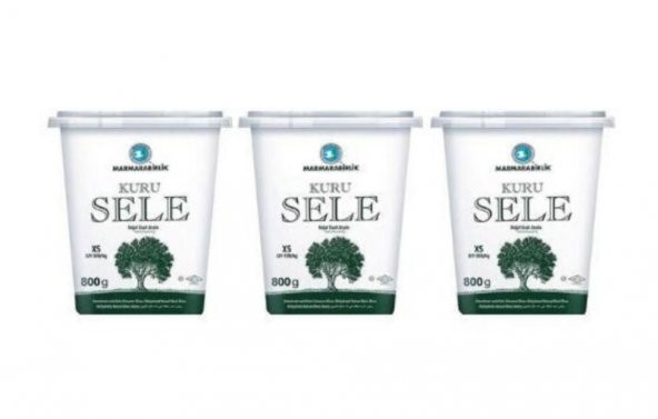 Marmarabirlik Kuru Sele 321-350 KB XS Siyah Zeytin Kutu 3 x 800 G - 2