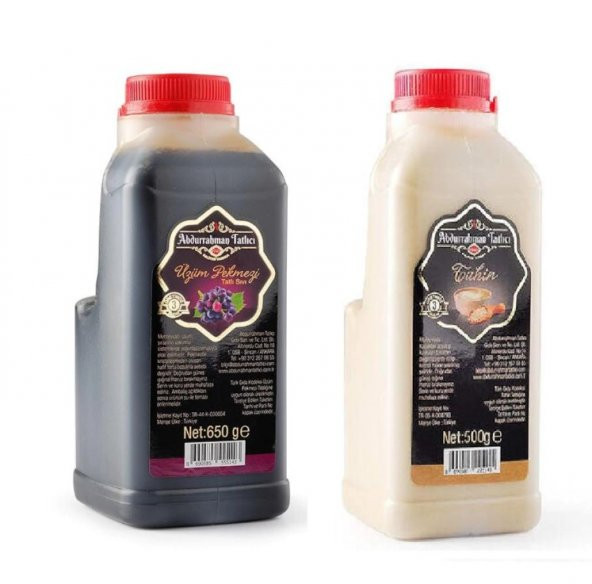 Abdurrahman Tatlıcı Üzüm Pekmezi 650 G + Tahin 500 G