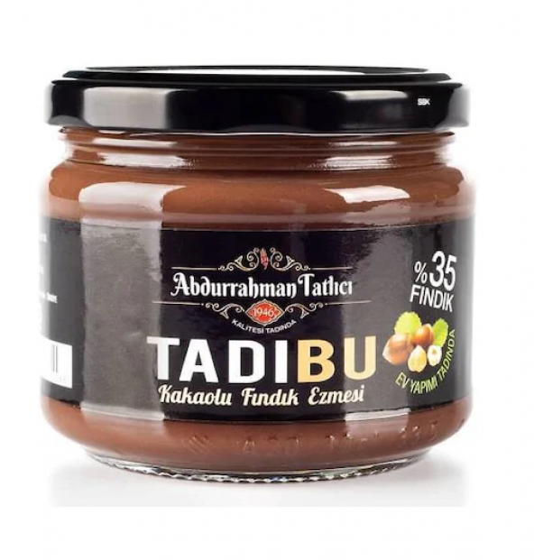 Abdurrahman Tatlıcı Tadıbu Kakaolu Fındık Ezmesi 4 x 330 G