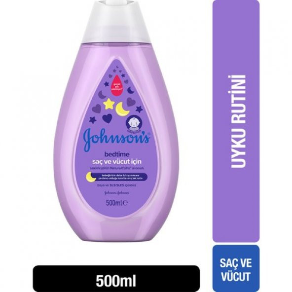 Johnsons Baby Bedtime Saç & Vücut Şampuanı 500 ml