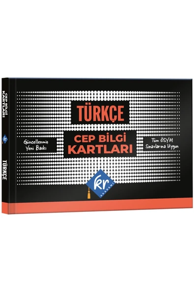 KPSS Tüm Sınavlar İçin Türkçe Cep Bilgi Kartları KR Akademi Yayınları ürün görseli 1