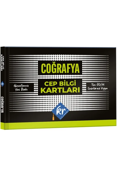 KPSS Tüm Sınavlar İçin Coğrafya Cep Bilgi Kartları KR Akademi Yayınları