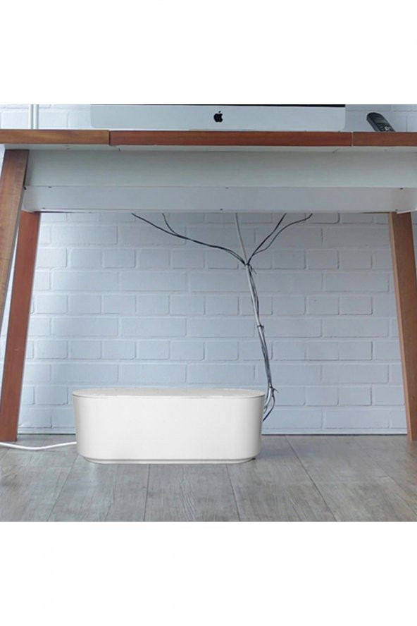 Antrasit Kablo Düzenleyici Çoklu Priz Kutusu Kablo Toplayıcı - 5