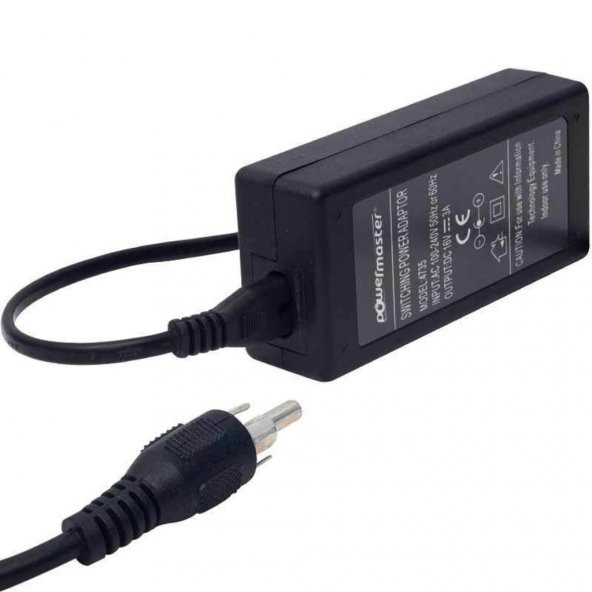 POWERMASTER PM-4735* 16 VOLT 3 AMPER TOS RCA UÇLU SANTRAL ADAPTÖ ürün görseli 1