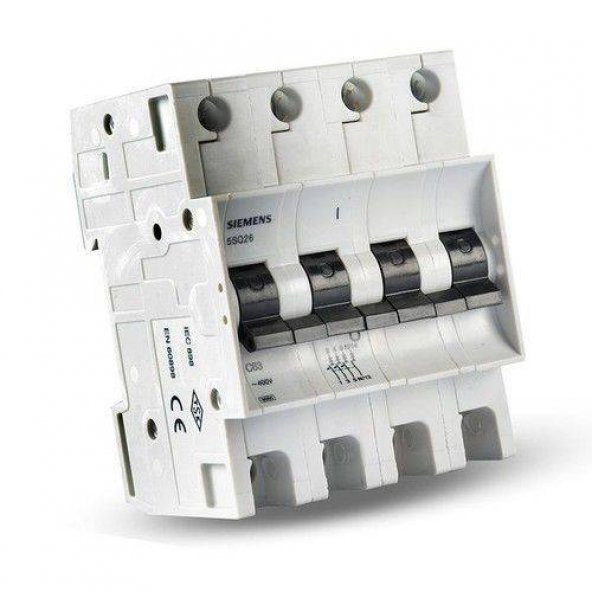 Siemens 4P 3P+N . 4X63 Amper. 3 KA . Dört Kutuplu Anahtarlı Otoma ürün görseli 1