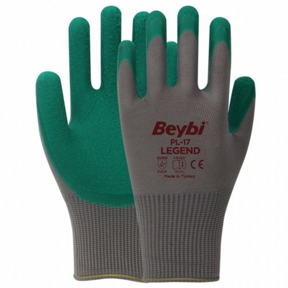 Beybi Pl17 Legend Yeşil Renk Eldiven (10 Çift)