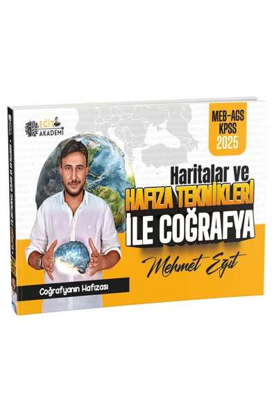 Mehmet Eğit MEB-AGS KPSS Haritalar ve Hafıza Teknikleriyle Coğrafya