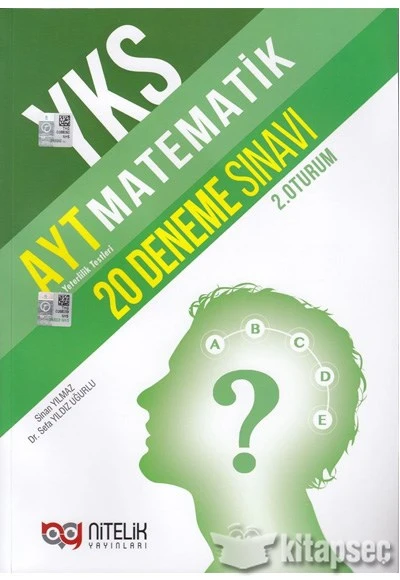 AYT Matematik 20 Deneme Sınavı Nitelik Yayınları