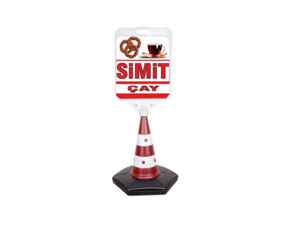 Simit Çay Temalı Reklam Ve Uyarı Dubası 1 Adet