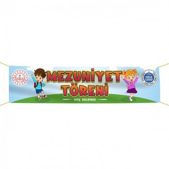 Mezuniyet Pankartı-3- 75x300 cm