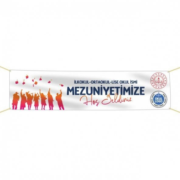 Mezuniyet Pankartı-2- 75x300 cm