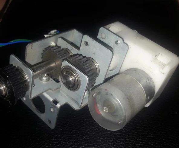 Metal Dişli Kasnak Çark  Sistemi DC 9-24v - Resim 4