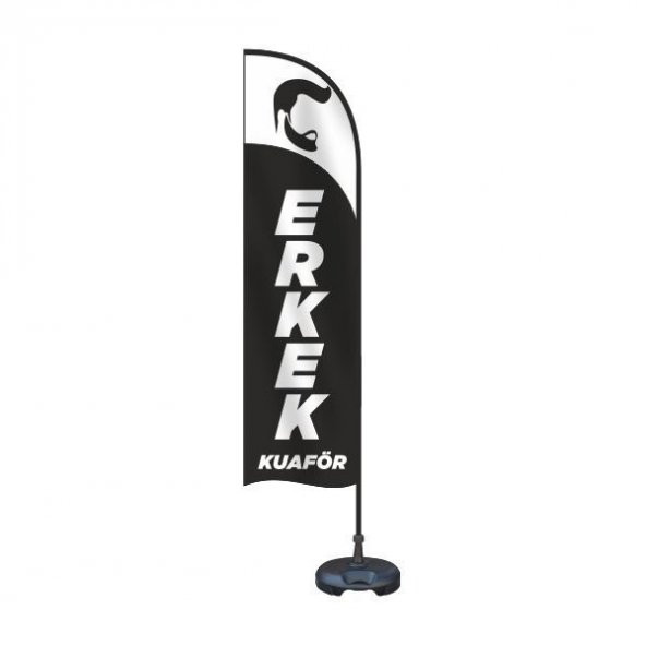 Erkek Kuaförü Yelken Bayrak Takımı