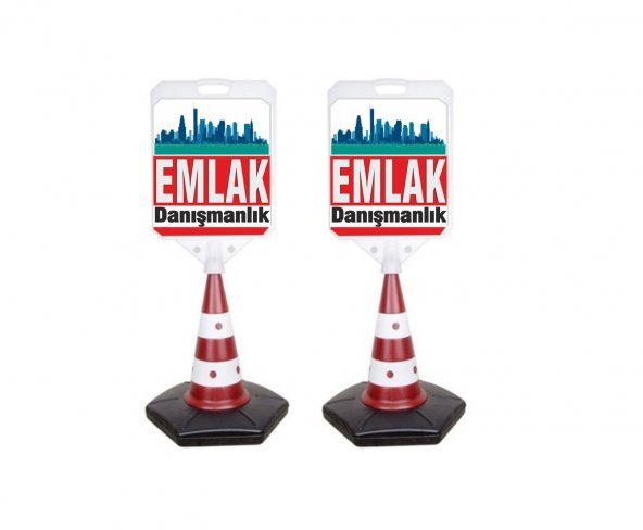 Emlak Temalı Reklam Ve Uyarı Dubası 2 Adet - 1