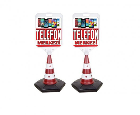 Telefon Merkezi Temalı Reklam Ve Uyarı Dubası 2 Adet - 1