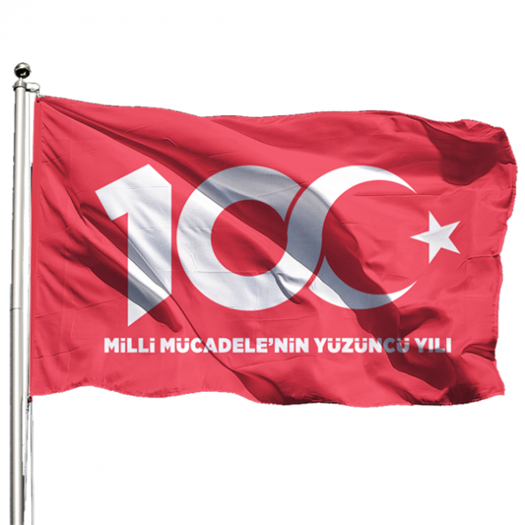 100. Yıl Bayrağı 100x150