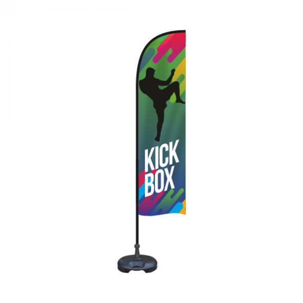Kick Box Yelken Bayrak