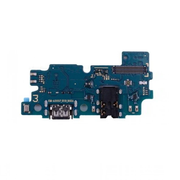 Samsung A305 A30 Mikrofon Şarj Bordu 100 Kvk Servis Orjinal - 2