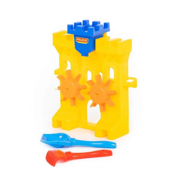 Polesie Plaj Ve Bahçe Oyuncak Kale Kum Değirmeni Kürek ve Tırmık ürün görseli 1