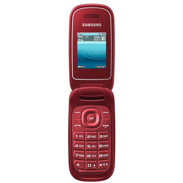 Samsung GT-E1270 Tuşlu Cep Telefonu (İthalatçı Garantili) KIRMIZI - 2