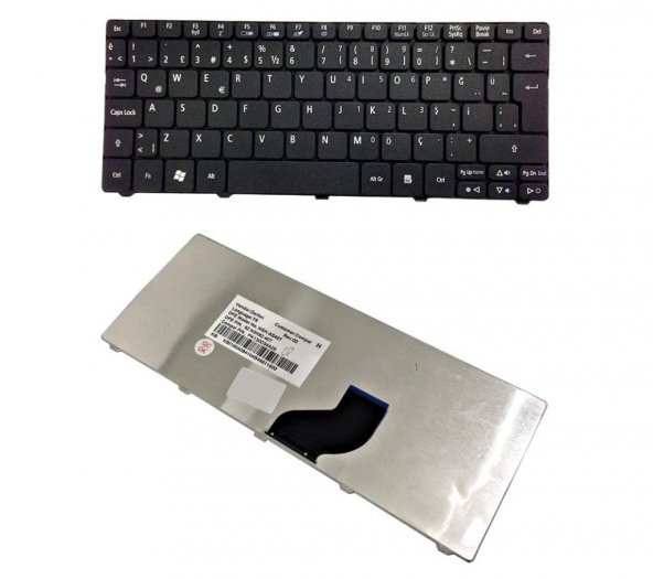 Packard Bell LT21,N570,NAV80,PAV80,ZE6A,ZE7 Notebook Klavye Siyah TR - 2