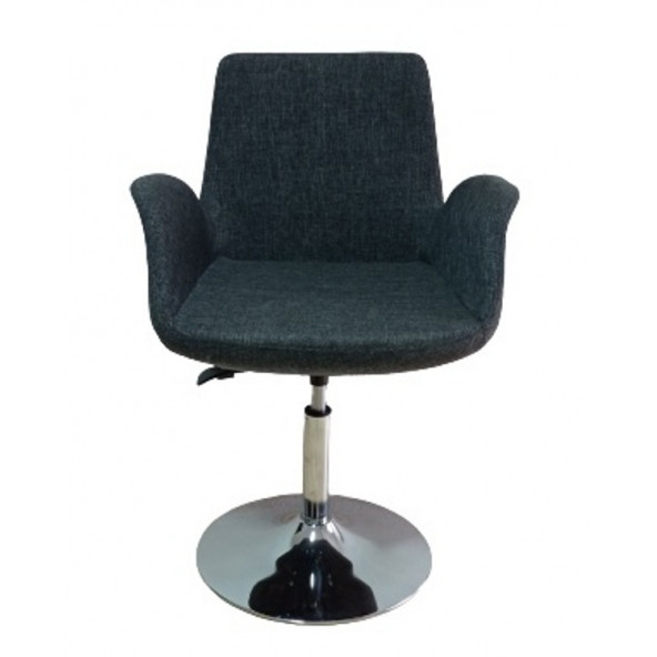 Ofis Bekleme Koltuğu Tepsi Ayaklı Keten Kumaş Nilüfer - 2