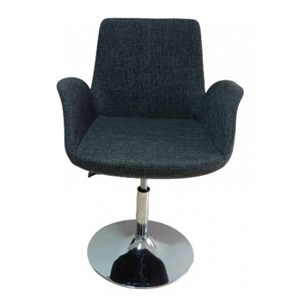 Ofis Bekleme Koltuğu Tepsi Ayaklı Keten Kumaş Nilüfer - 3