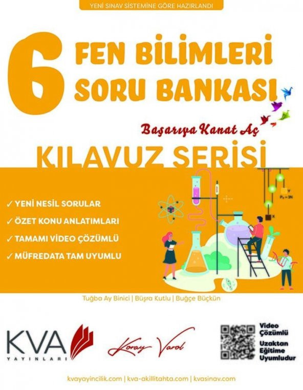6. Sınıf Fen Bilimleri Kılavuz Serisi Soru Bankası KVA Yayınları