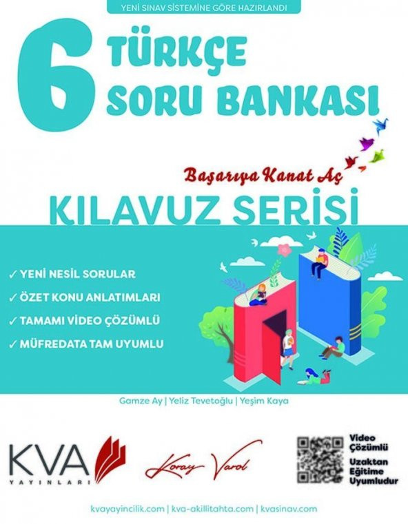 6. Sınıf Türkçe Kılavuz Serisi Soru Bankası KVA Yayınları