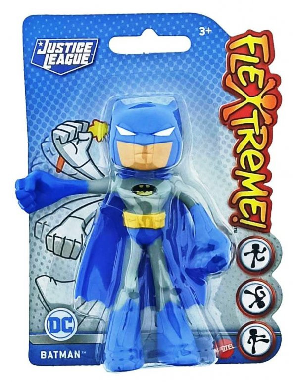 DC Justice League Bükülebilen Figürler Batman Mavi GLN81