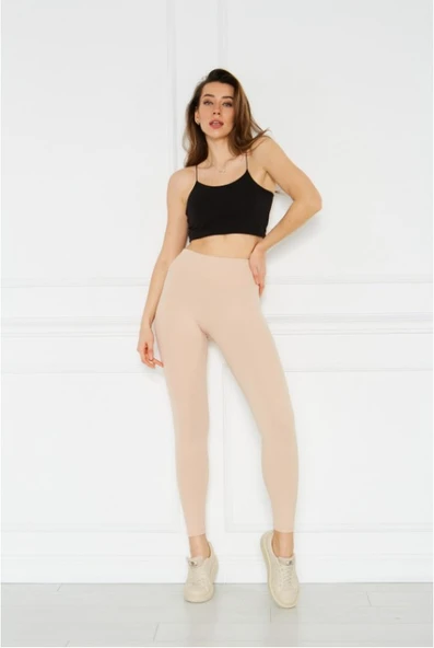 Vogsign Kadın Fitilli Yüksek Bel Tayt 374 - Resim 5