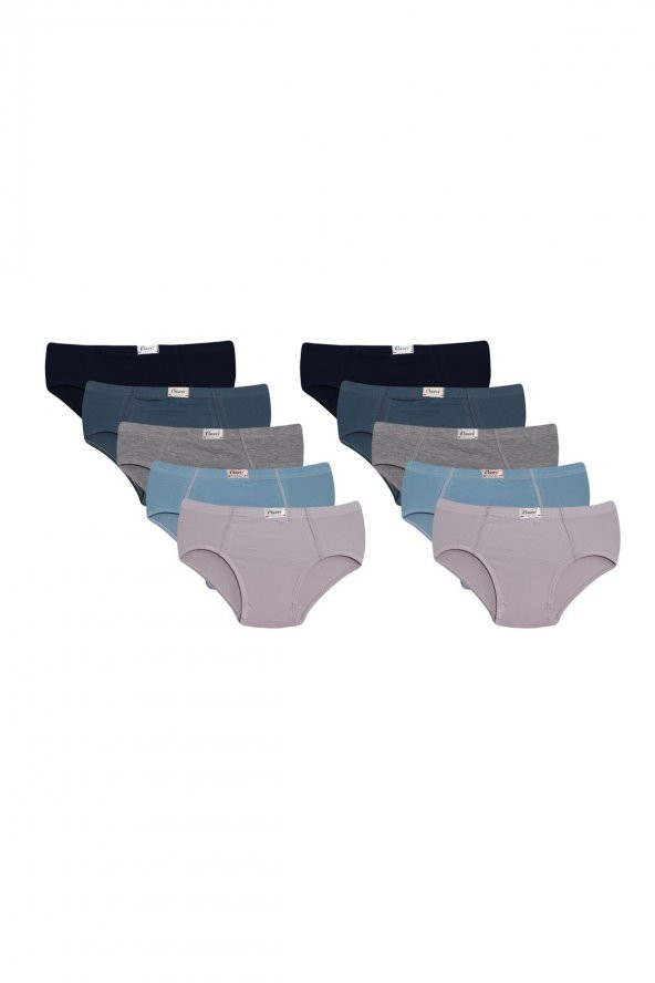 Onurel 10lu Paket Erkek Çocuk Renkli Likralı Külot