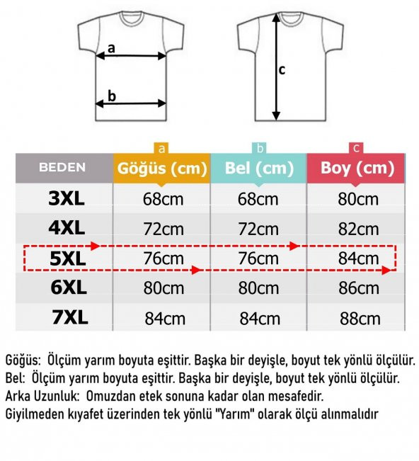 Erkek Büyük Beden Battal Boy Bisiklet Yaka  100 Pamuk Tişört - 12
