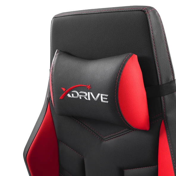 xDrive Fırtına Profesyonel Oyuncu Koltuğu Kırmızı/Siyah - 6