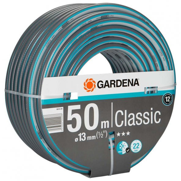 Gardena 18010-20 Classic Hortum 13 mm 1/2 inç 50 metre