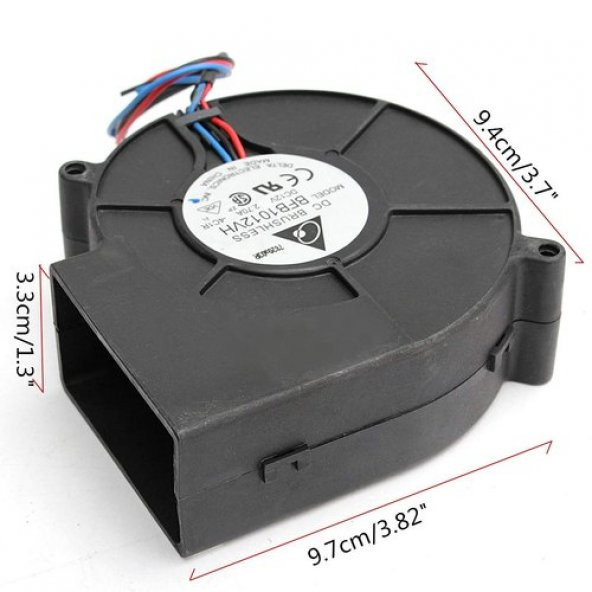 Salyangoz Fan 12V 2.4A - Resim 3