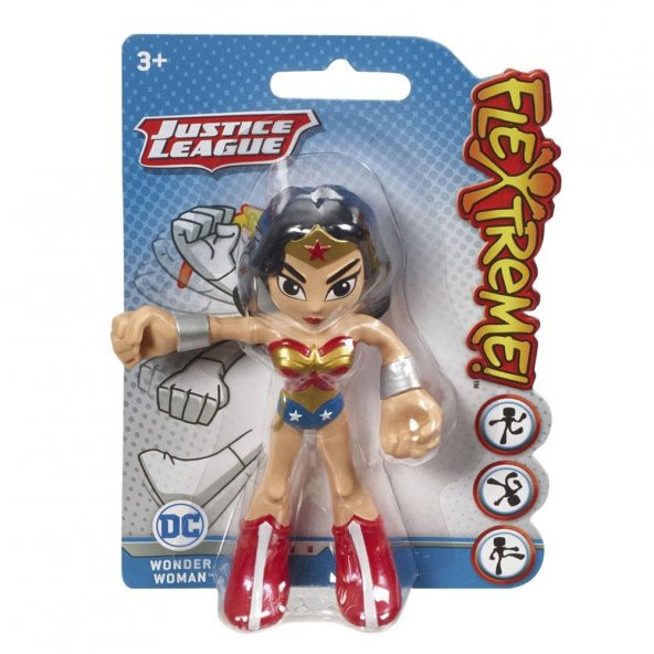 DC Justice League Bükülebilen Figürler Wonder Woman GGJ04 - GGK79 - 2